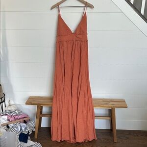 Free People Terracotta Maxi Dress